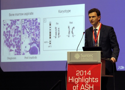 Dr Charles Mullighan speaking at Highlights of ASH in Asia 2014.