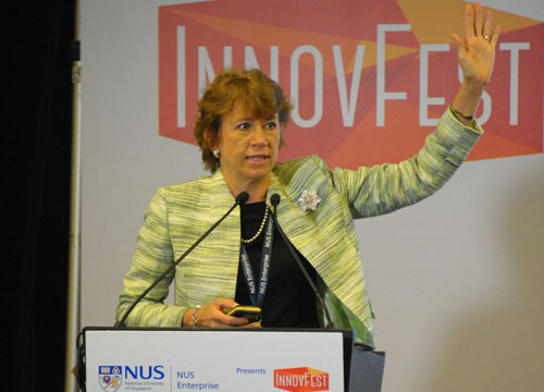 Jane Muir at InnovFest 2014.