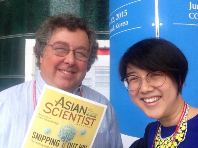 Dan Fagin and I at the World Conference of Science Journalists 2015, Seoul, South Korea.