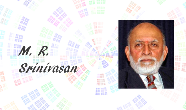 95 M R Srinivasan Credit M R Srinivasan