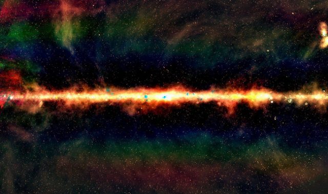 This Is What The Sky Looks Like In Radio Wave Technicolor