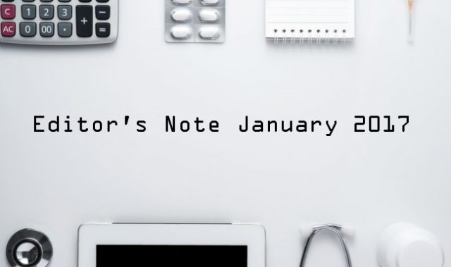 Editor’s Note – January 2017 Print Magazine