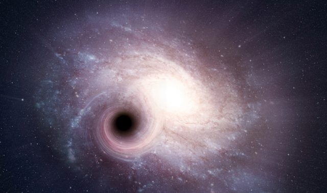 Supermassive Black Hole Found 400 Million Light-years Away
