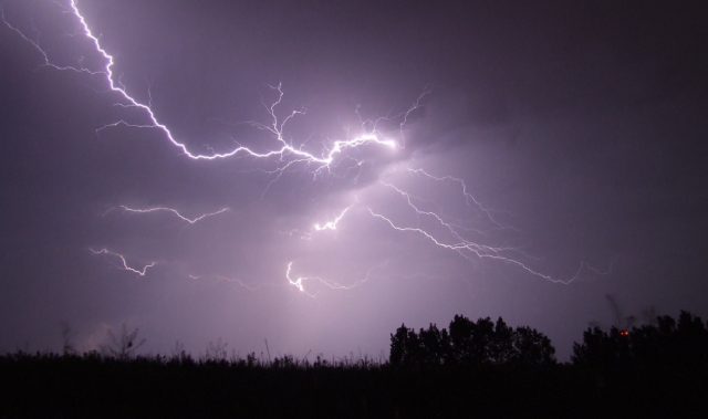 When Lightning Strikes, Antimatter Spikes