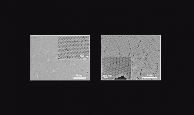 Gold Nanoparticles Self-Assemble Into Large Arrays