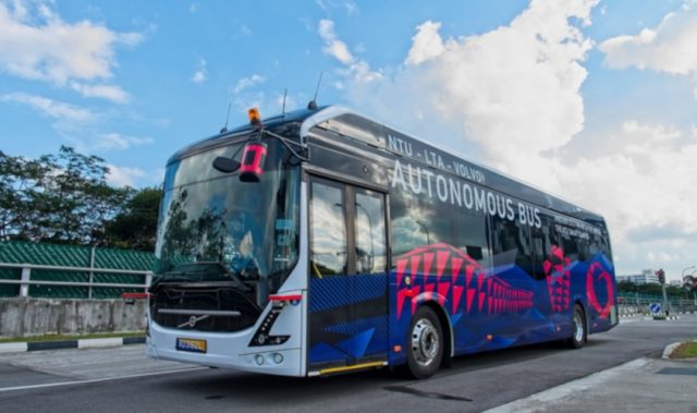 NTU And Volvo Unveil World’s First Full-Size Self-Driving Bus