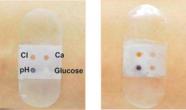 Biosensor Bandage Samples Sweat