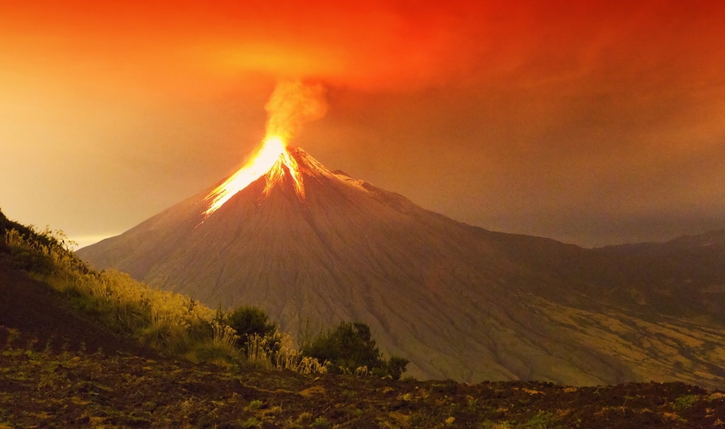 volcanic eruption, china, dynastic collapse